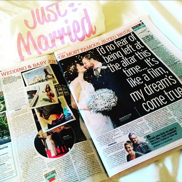 I can't stop smiling!! I want to do it all over again! #wednotdead 💍💕👰 I can't stop smiling!! I want to do it all over again! #wednotdead 💍💕👰