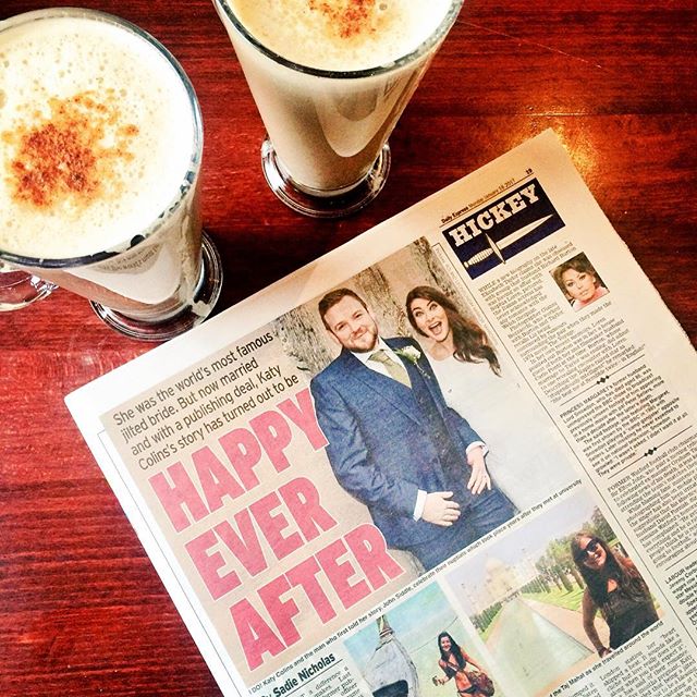 Eating a ham & cheese toastie in @CostaCoffee and reading about our wedding in a national newspaper. Crazy!! 🙈 #happyeverafter @dailyexpressuk Eating a ham & cheese toastie in @CostaCoffee and reading about our wedding in a national newspaper. Crazy!! 🙈 #happyeverafter @dailyexpressuk