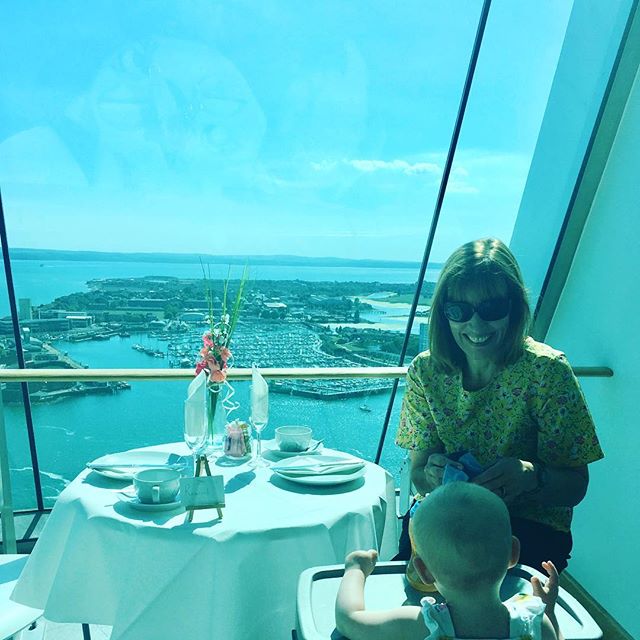A proper ‘high’ Tea if ever there was one! 105m high to be precise. The final day of our #3generations trip to the South East of England ended in serious style. Normally Everleigh’s snack time doesn’t come with such a view. Portsmouth looks so pretty from this high up, on a clear day you can see up to 23 miles away from the top of the Spinnaker Tower. The final blog post of our wonderful mum-daughter-granddaughter girly break is up on the blog now! 😎 www.notwedordead.com 😎