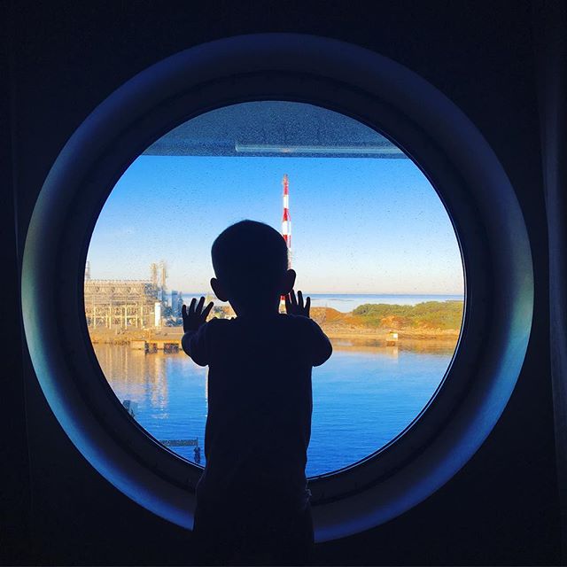 Welcome to Norway! 🇳🇴 ⛴ Waking up to this view was a pretty special moment. We took the overnight ferry from Hirtshals, Denmark to Stavanger, Norway, staying in a cute cabin for a sea sleepover. It must have been the motion of the ocean as I slept like a baby, we all did. I can’t wait to explore the next Scandinavian country on our trip - I’ve heard good things about Norway!! #skandiroadtrip #backpackingbaby