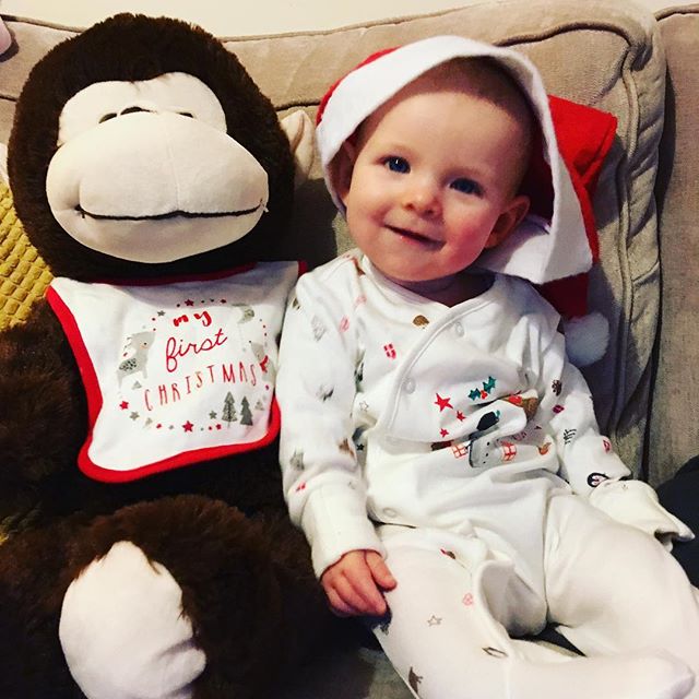 Merry Christmas from my little monkey! 🎄It’s been a Christmas of firsts - first as a mummy, first as a wife and first without my lovely dad here. There have been tears, laughs and a lot of booze 😳but I’ve survived my first Christmas in this strange new world. It helps to have an amazing husband, family & friends to pick me up when it all felt a bit too much. For everyone out there juggling grief with motherhood (and everything else) during the festive season I’m sending you a massive Christmassy hug. Keep on keeping on ❤️😘